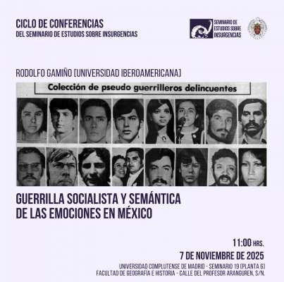 Conferencia: Guerrilla socialista y semántica de las emociones en México, 7-11-2025, 11:00